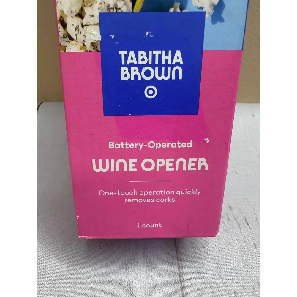 Tabitha Brown x Target No Twist Electric Wine Opener Green NEW‎
